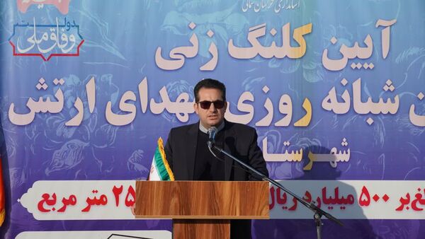 کلنگ زنی هنرستان شبانه‌روزی شهدا ارتش در شهرستان مانه 