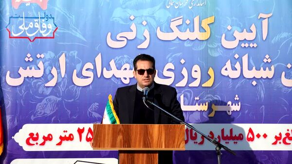 کلنگ زنی هنرستان شبانه‌روزی شهدا ارتش در شهرستان مانه 