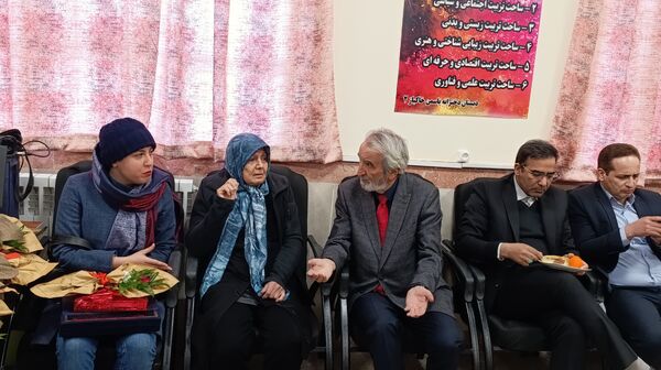 افتتاحیه آموزشگاه ۱۲ کلاسه‌ یاسمن خاکباز ۲ شهرستان نیشابور