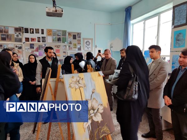 نمایشگاه ماها در هنرستان بصیرت آشخانه