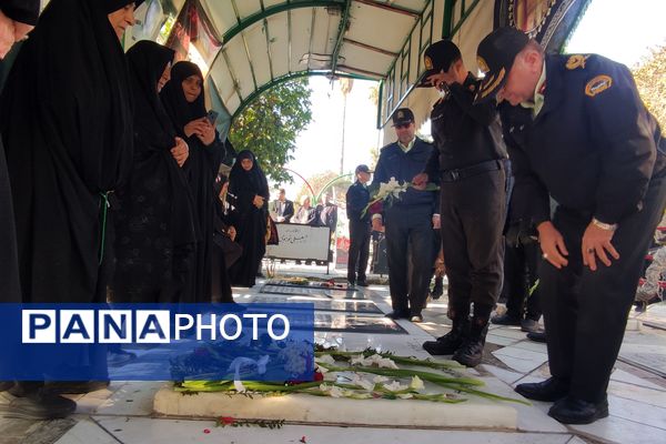 سومین سالگرد شهید علی‌اکبر رنجبر در گلزار شهدای شیراز