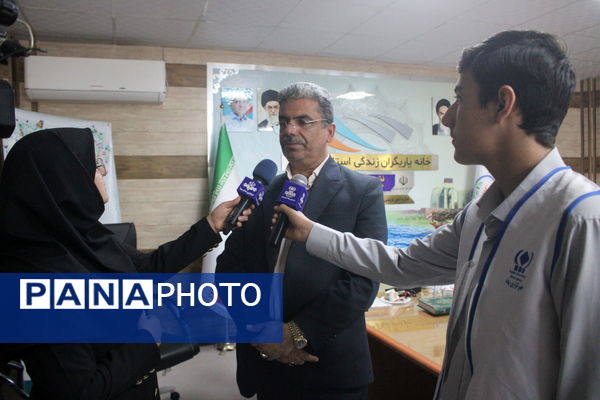 نشست خبری معاون پرورشی و فرهنگی آموزش و پرورش استان بوشهر 