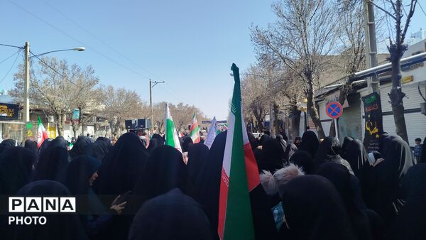 هم‌نوایی مردم نورآباد در سوگ ششمین اختر تابناک امامت