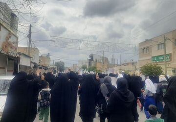 حضور مردم شهرستان پلدختر در راهپیمایی روز جهانی قدس