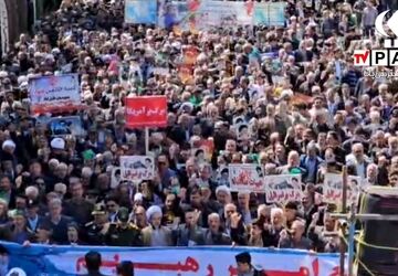 راهپیمایی باشکوه روز جهانی قدس در شهرستان خلیل آباد