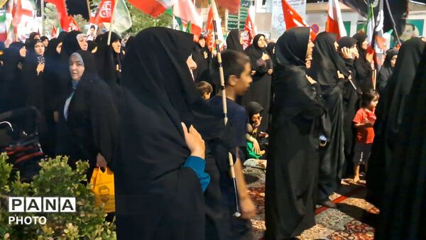 عزاداری دهه آخر ماه صفر در خیابان 