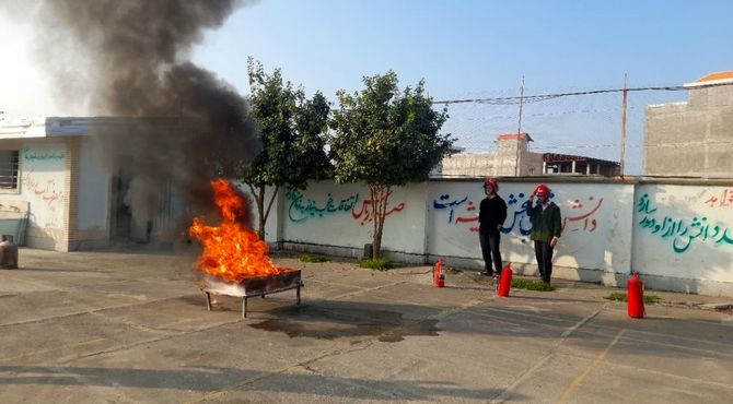 مانور زلزله و ایمنی مدارس در بندرگز