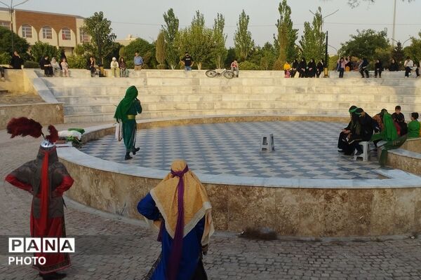 اجرای تعزیه به مناسبت دهه دوم محرم در بهارستان دو