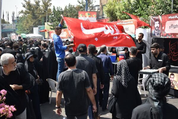 مراسم آیینی جاماندگان اربعین حسینی در پایتخت