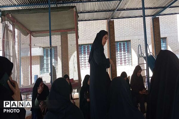 آموزش صف جمع وگارد پرچم در کرمان