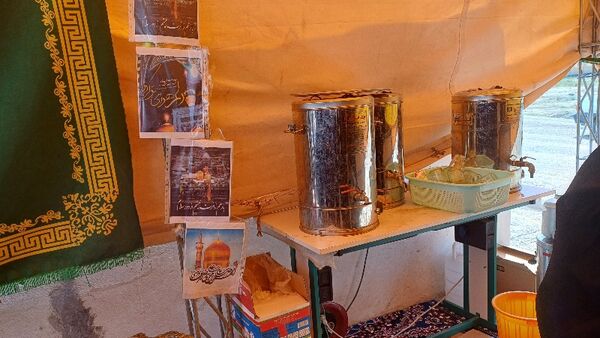 افتتاح چایخانه دانش‌آموزی به‌مناسبت دهه کرامت