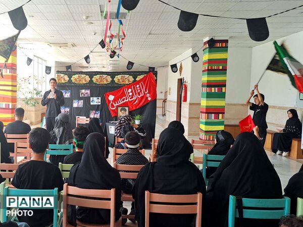 عزاداری کودکان عاشورایی در کانون پرورش فکری مرکز پردیسان قم