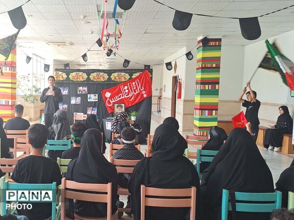 عزاداری کودکان عاشورایی در کانون پرورش فکری مرکز پردیسان قم