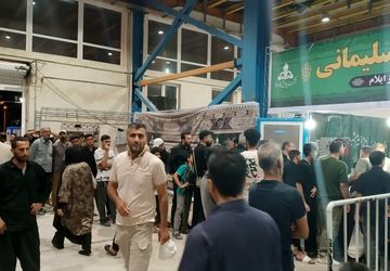 خدمت رسانی شبانه روزی مردم در موکب های چغاسبز شهر ایلام 