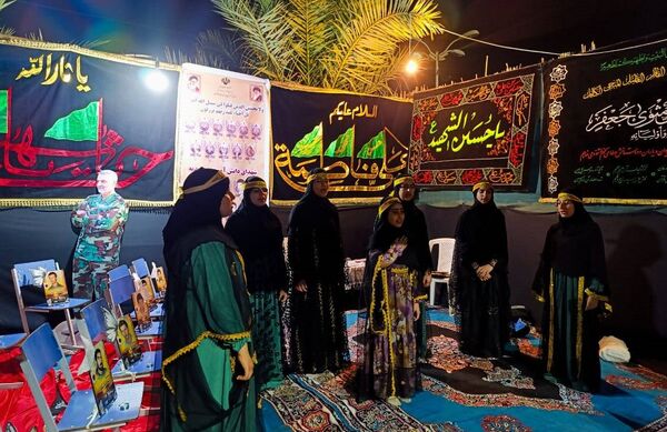 حضور معاون وزیر آموزش‌وپرورش در موکب  اربعینی انصار الحسین فرهنگیان و دانش آموزان حمیدیه