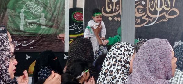 سوگواره شیر خوارگان حسینی در تازیان پایین