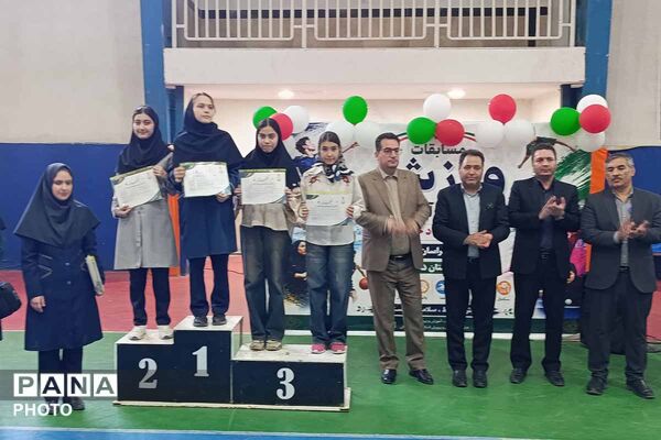 شور و نشاط ورزشی دانش‌آموزان دختران خراسان شمالی در قاب اختتامیه تابستانی