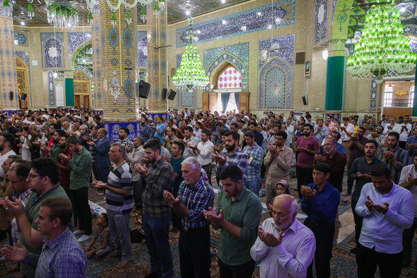 نماز عید قربان در مسجد مقدس جمکران