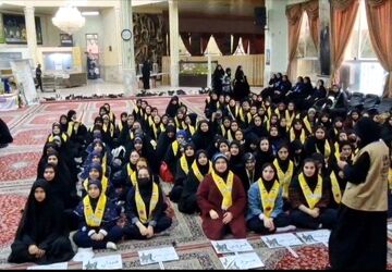 اردوی کبوترانه تا قدس با حضور دانش آموزان پیشتاز مازندرانی