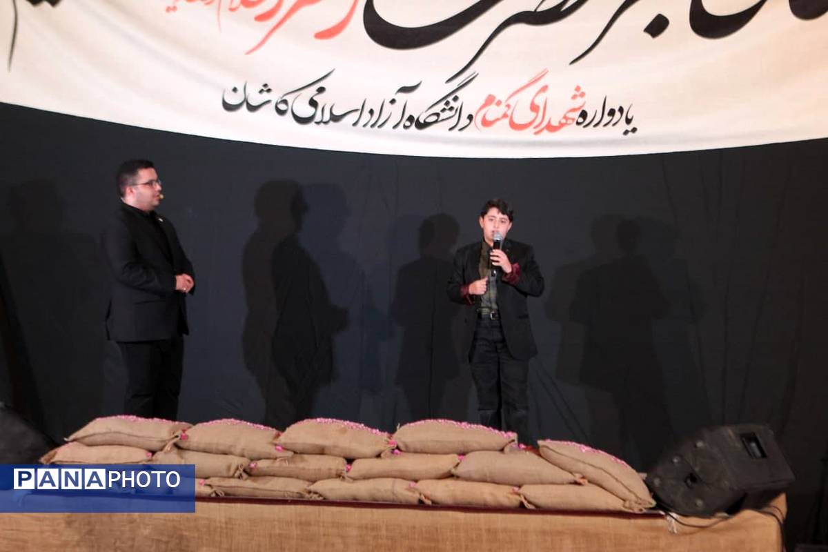 اجتماع «عاشقان بی‌نشان» در کاشان؛ روایت تصویر از شب ادای احترام به شهدا