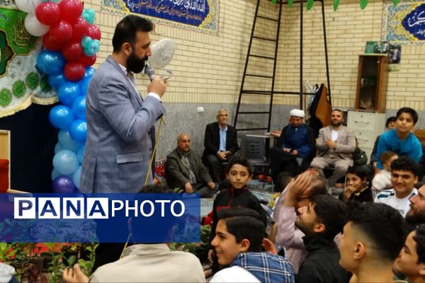 مسجدالقرآن غرق در شادی میلاد کریم اهل بیت(ع)