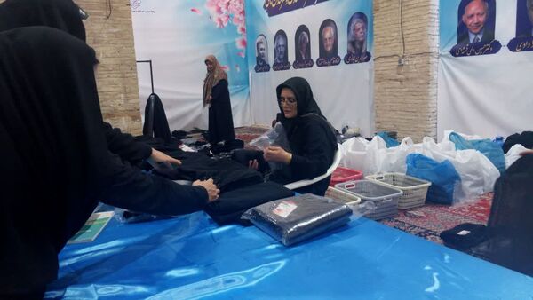  نمایشگاه حجاب و عفاف در کارخانه نوین شهرضا