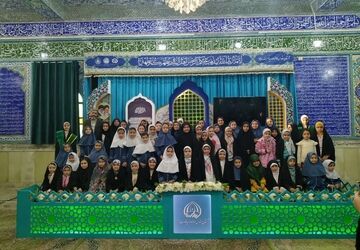 جشنی برای میلاد با سعادت بانوی نور در امامزاده سید نصرالله یزد