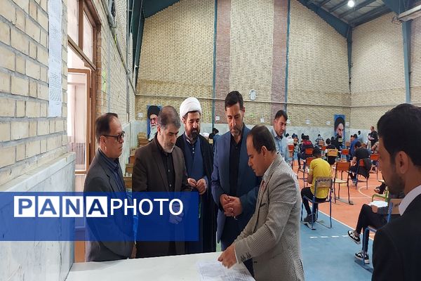 بازدیدهای ستادی از حوزه‌های برگزاری امتحانات نهایی در شهرستان فاروج 