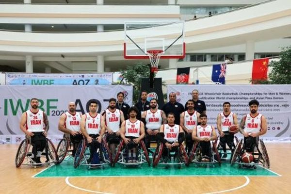 تیم ملی بسکتبال با ویلچر مردان در مسابقات آسیا - اقیانوسیه سوم شد