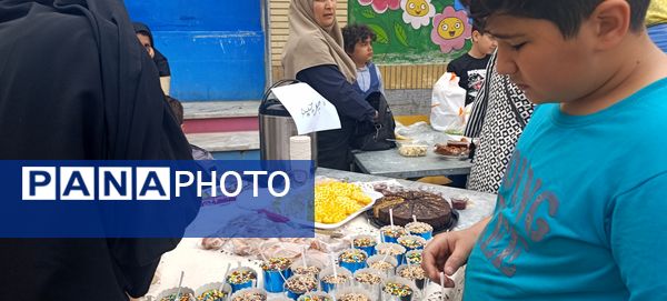 برپایی بازارچه در  دبستان امام جعفر صادق (ع) آشخانه