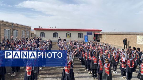 مراسم  یاوران انقلاب و افتتاح نمازخانه خیرساز در دبستان بنیاد برکت باخرز