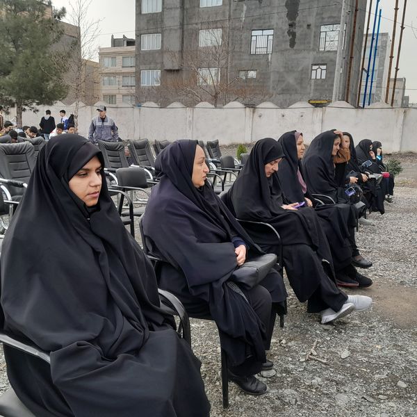 مراسم درختکاری در هنرستان استاد یوسفی مشهد 