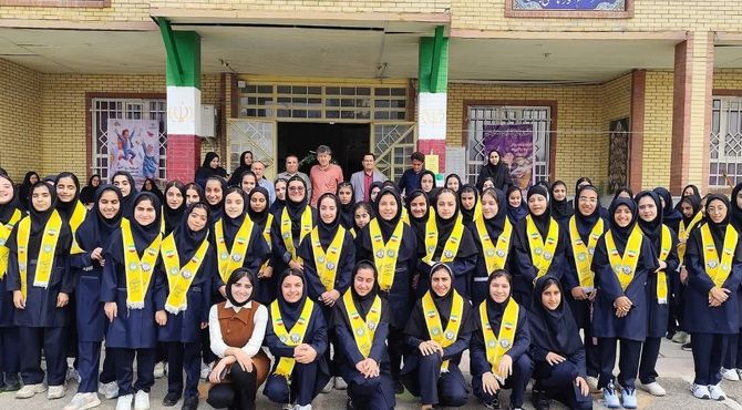 مانور بازگشایی مدارس در باشت برگزار شد