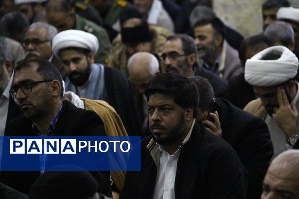 گرامیداشت حماسه ۹ دی در مسجد حظیره یزد