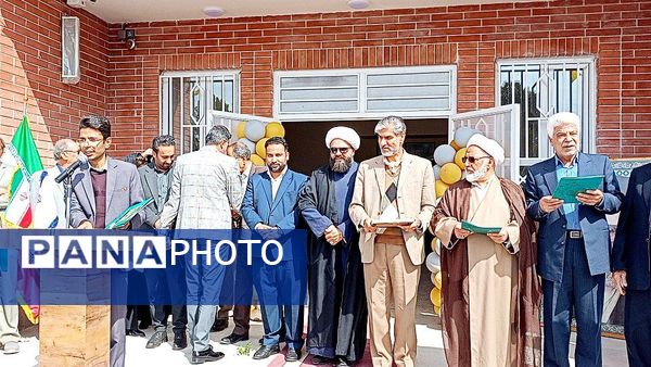 افتتاح مدرسه مرحوم نساجیان در کاشمر