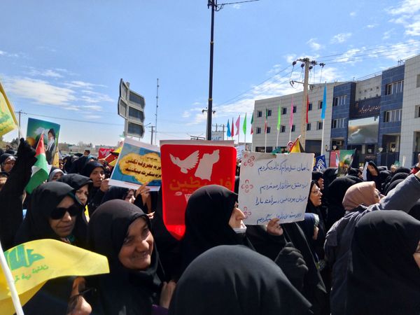 راهپیمایی باشکوه روز قدس در شهرستان گلبهار
