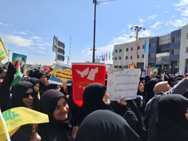 راهپیمایی باشکوه روز قدس در شهرستان گلبهار