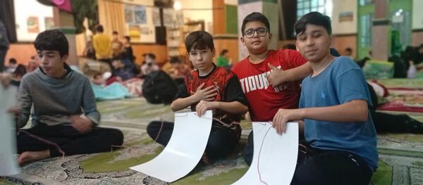 جلوه‌هایی از اعتکاف پسران آشخانه 