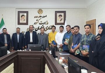 نشست بر خط قرارگاه های  میدان 14صفر 3 با استاندار خراسان رضوی در فرمانداری نیشابور