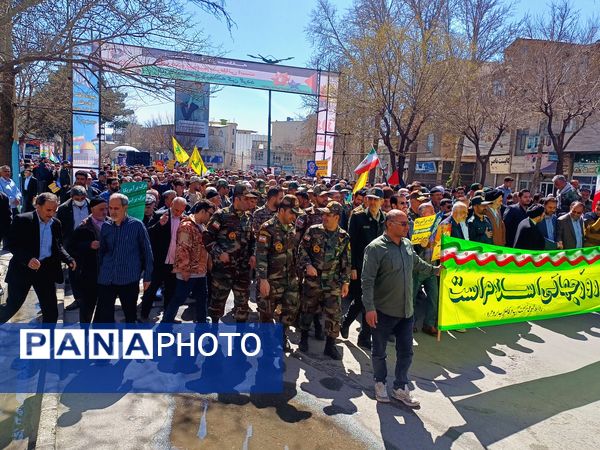 راهپیمایی باشکوه روز قدس در بروجرد