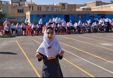 افتتاحیه المپیاد ورزشی درون مدرسه‌ای در دبستان الهام