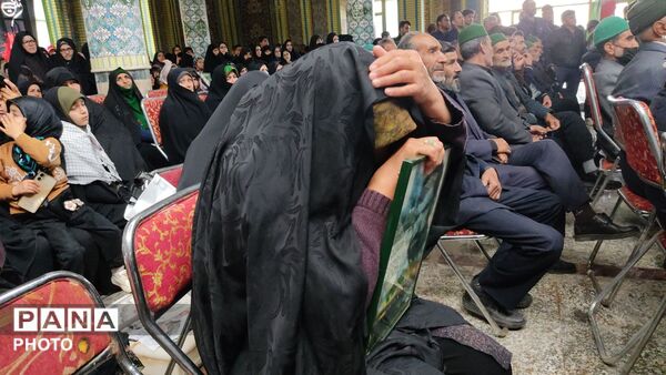 مراسم گرامیداشت چهلم امام شهید در گلزار شهدای  شهر بار نیشابور-۱