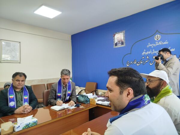 بازدید ارزیاب کشوری سازمان دانش‌آموزی در مدارس تمام پیشتاز شهرستان فاروج