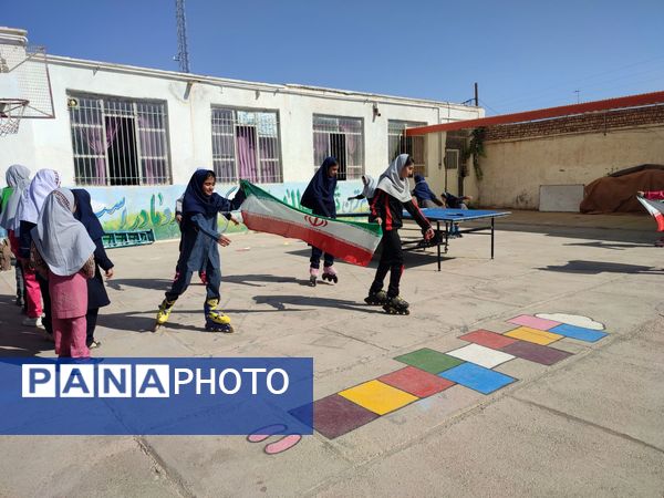 جشن پویایی و تندرستی در فدافن؛ المپیاد ورزشی مدرسه شهید نجفی به راه افتاد