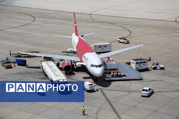 اعزام مسافران اربعینی از فرودگاه شهید بهشتی اصفهان به نجف اشرف