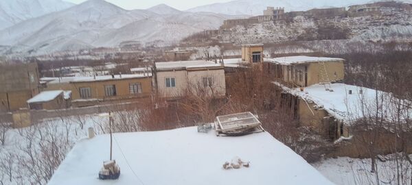  دومین برف پاییزی در شهر بار 