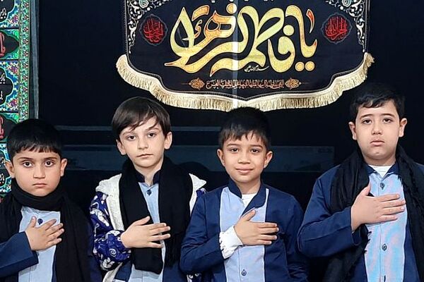 حزن فاطمی در دبستان حضرت ابوالفضل(ع) اسلامشهر 