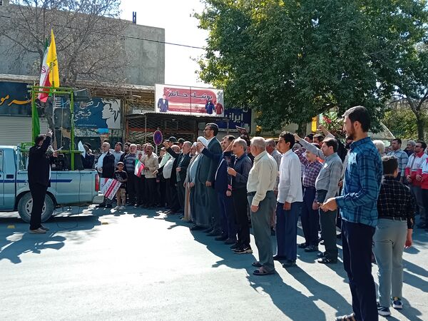 برگزاری راهپیمایی در حمایت از مردم مظلوم فلسطین در سملقان