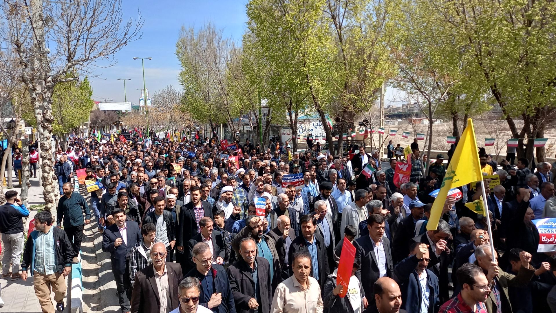 حضور پرشور مردم فلاورجان در راهپیمایی روز قدس