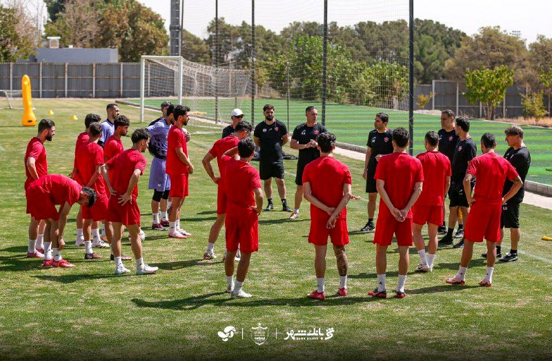 برگزاری تمرین و ریکاوری پرسپولیس بعد از تساوی مقابل فولاد